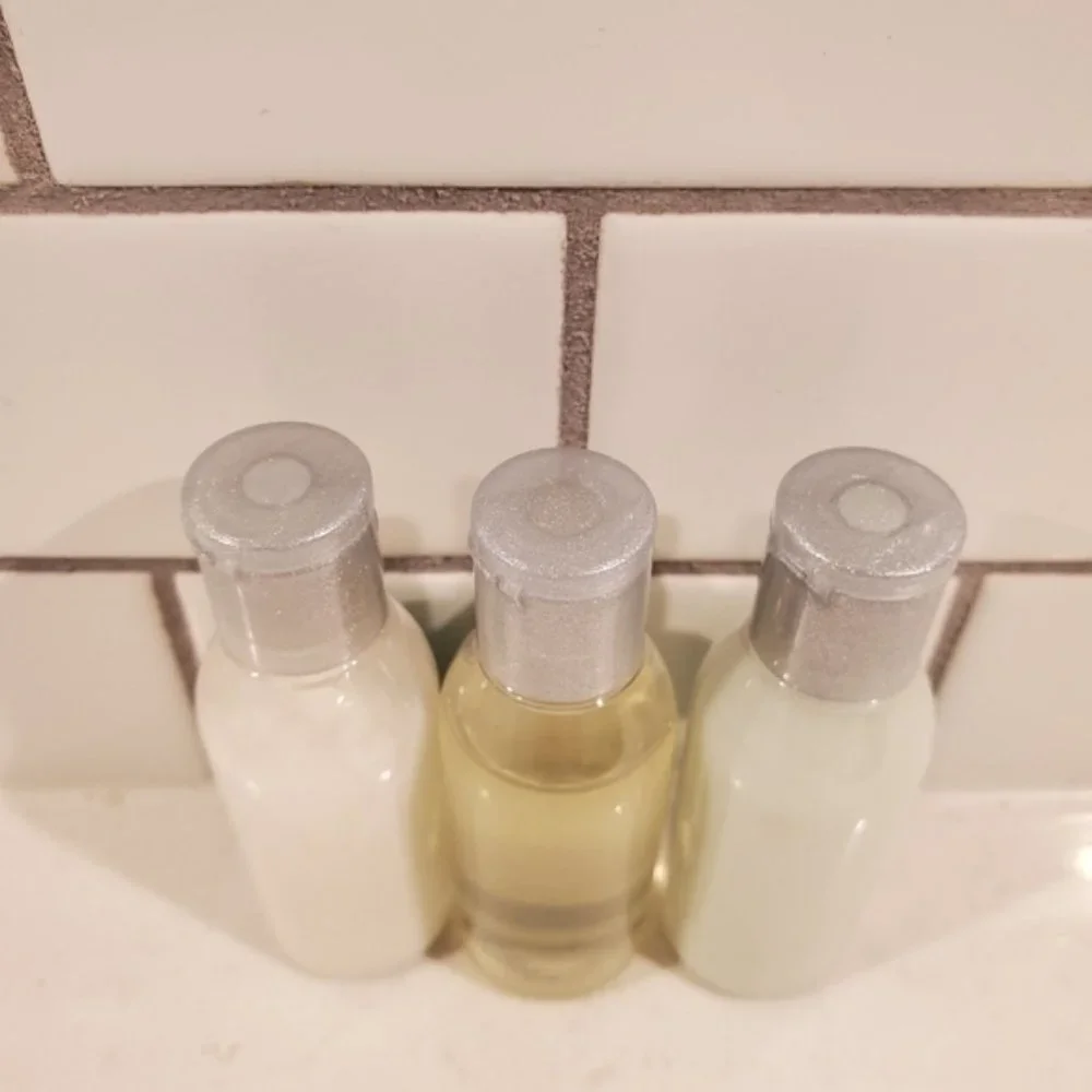 Bath Body Works Rainkissed Leaves Shampoo Conditioner Body Lotion Travel Set NEW